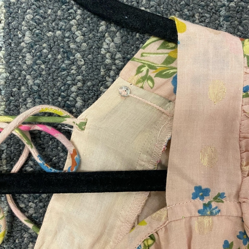 Anthropologie Women’s Size Small Love The Label Rosette Babydoll Top - Picture 7 of 11